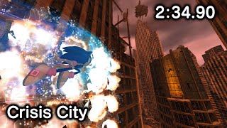 Crisis City 06 Project 23490 Basic Run  Sonic Generations [upl. by Ashok]