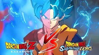 Sparking Zero vs Kakarot  Goku All Forms amp Attacks [upl. by Longtin790]