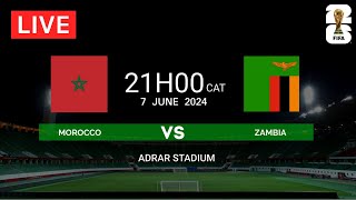 Morocco vs Zambia  FIFA World Cup 2026 Qualification  zambia vs morocco [upl. by Tymon]