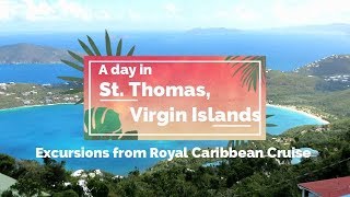 A day in St Thomas Virgin Islands  Royal Caribbean Cruise Excursion  Botanical Garden [upl. by Sansbury]