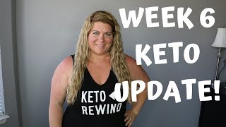 WEEK 6  DAY 42 WEIGH IN UPDATE  28 POUND LOSS KETO TRANSFORMATION [upl. by Aicinad881]