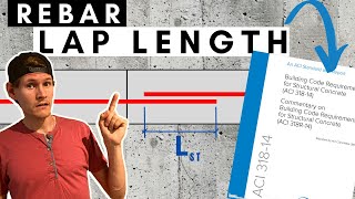 Rebar Splice Length Design Example  Part 7 learnengineering [upl. by Minnie]