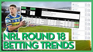 Betting Tips Trends amp Predictions For ALL Matches In Round 18  2024 NRL Season [upl. by Alidia715]