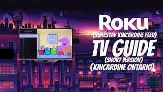 Roku TV Guide Walkthrough Short version TV Surfing in Kincardine Ontario [upl. by Forland]