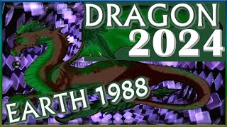 ✪ Dragon Horoscope 2024 ➤ Earth Dragon 1988  February 17 1988 to February 5 1989 [upl. by Steward451]