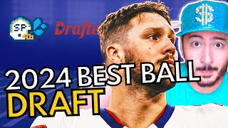 Drafters Draft With LOADED RBs For 500000  2024 Best Ball Draft 104 [upl. by Fransen]