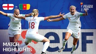 England v Cameroon  FIFA Women’s World Cup France 2019  Match Highlights [upl. by Karrie]