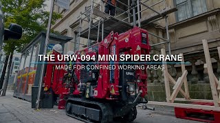 The URW094 Mini Spider Crane  Made For Confined Working Areas [upl. by Anhcar785]