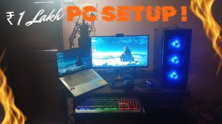 1 lakh pc setup for video editing [upl. by Yroc]