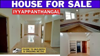 Ready to moveHouse for sale in iyyappanthangal🤩close to bus depot amp ongoing metro youtubevideo [upl. by Keelia]