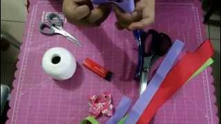 Basic Hairbow Making Tutorial  Boutique Bow by Xai Baby Shoppe [upl. by Rhona]