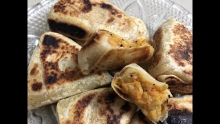 SriLankan Kilangu Rotti  கிழங்கு ரொட்டி  Aloo Paratha  Curry Rotti  How to make kilangu rotti [upl. by Fulbert]