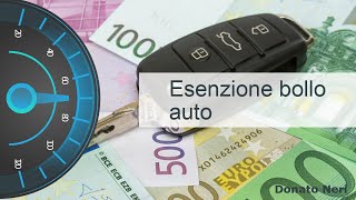 PENSIONI INVALIDITA ➡︎ LEGGE 104 👉 ECCO CHI NON PAGA IL BOLLO AUTO 🚗 [upl. by Fabi]