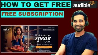 How To Get Amazon Audible For Free  Audible Free Membership  How to get audible for free [upl. by Pepi]