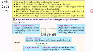 Bab 2 part I Matematik Tingkatan 3 kssm 2 1 Angka Bererti [upl. by Jaquelyn]