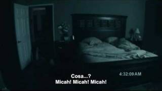 Paranormal Activity scene  notte 20  night 20avi [upl. by Ahsinav]