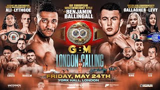 HUGE NIGHT OF BOXING  TITLE FIGHTS amp UNDEFEATED CLASHES AS GBM SPORTS TAKE OVER YORK HALL [upl. by Iilek]