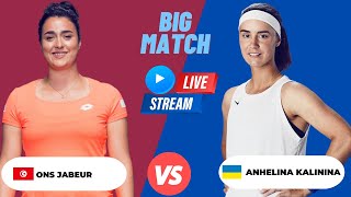 WTA LIVE ONS JABEUR VS ANHELINA KALININA WTA CINCINNATI 2023 TENNIS PREVIEW STREAM [upl. by Akeenat]