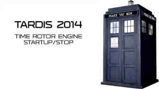 TARDIS  Series 8  Time Rotor Engine StartupStop [upl. by Goodill239]