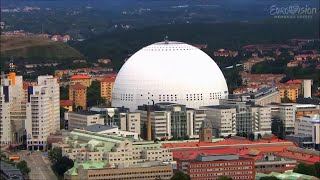 Stockholm Globen  the largest hemispherical building on Earth 4K 35 [upl. by Nyrac53]