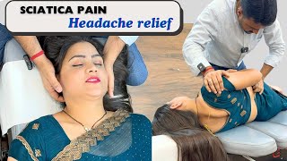 Sciatica pain treatment and headache relief by Dr Harish Grover [upl. by Nila]