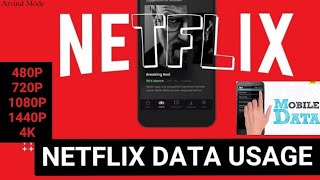 📱Netflix Data usage per hour   NETFLIX Data use 480p  720p  1080p  short [upl. by Lorine]