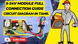 524V Module Full Connection Guide  Explained with Circuit Diagram  In Tamil [upl. by Eniroc]