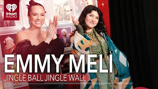 Emmy Meli Opens Up iHeartRadio’s Jingle Ball Jingle Wall [upl. by Ikik]