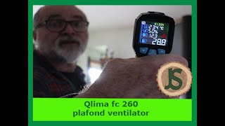 qlima fc 260 plafond ventilator [upl. by Nosnarb]