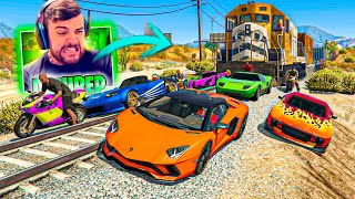 NUEVO MINIJUEGO INCREIBLE CUIDADO CON EL TREN  GTA 5 ONLINE [upl. by Burrell]