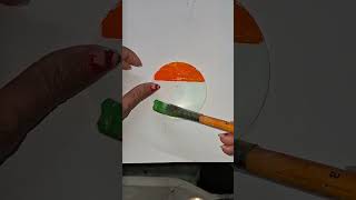 My indian flag 🇮🇳🇮🇳independencedaydrawingtrendingshortvideocreativeart [upl. by Maximilianus]