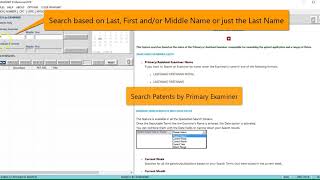 Search USPTO Patents by Examiner [upl. by Refinnaej895]