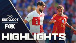 Spain vs Croatia Highlights  UEFA Euro 2024 [upl. by Hultgren]