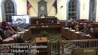 October 17 2024 Public Works Committee and Ordinance Committee Meetings [upl. by Ardnuhsal]