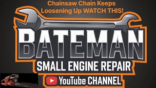 Chainsaw chain will not stay tight  Secret step when tensioning a saw chain [upl. by Akirej]