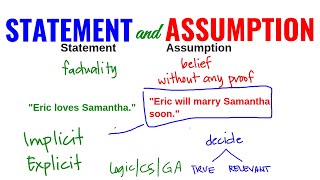 Statement and Assumption Tips and Tricks  Part 1 [upl. by Bord]