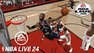 NBA LIVE 2024  Mod for NBA Live 2005  1440p60 [upl. by Nerin]