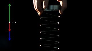 Slinky drop explanation 1000 fps slow mo [upl. by Bambi]