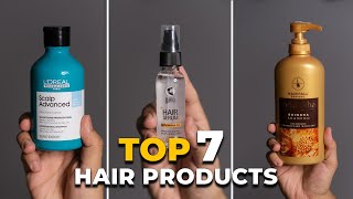 Top 7 Oily Hair Care Products  Stop Hair Fall  Oily Summer Hair Care Routine [upl. by Miran]