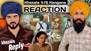 Border Official Video Khazala Reply To Kangana  Latest Punjabi Songs 2024  Reaction On [upl. by Aleibarg]