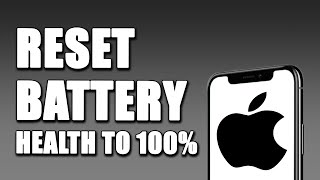 How To Reset iPhone Battery Health To 100 SIMPLE [upl. by Saltsman131]