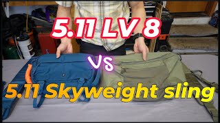 511 LV8 vs 511 Skyweight sling pack 10L [upl. by Brandice]