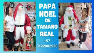 COMO HACER UN PAPÁ NOEL DE TAMAÑO REALArte para soñadores [upl. by Mroz]