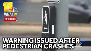 BCPD issues warning after series of pedestrian crashes [upl. by Krute]