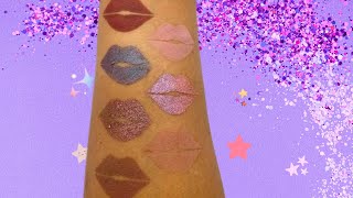 Swatch Palete Nova Coleção [upl. by Lyrrehs844]