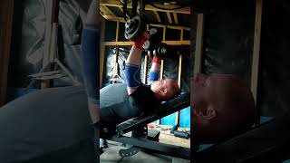 Incline dumbbell press 225kg 6 reps inclinedumbbellpress strength power [upl. by Ria]