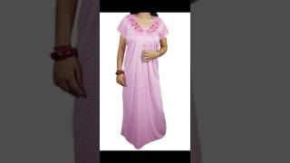 Women Summer Sleepwear NightyNightdressNightgowns [upl. by Ecyoj736]