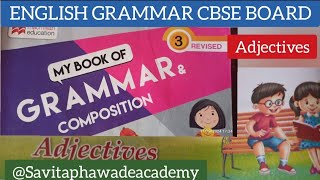 Adjectives  English grammar adjectives  Savita Phawade Academy  cbse board English grammar [upl. by Lacee]