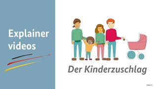 Erklärvideo Der Kinderzuschlag [upl. by Alacim538]