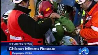 8th miner rescued from Chilean mine [upl. by Llibyc]